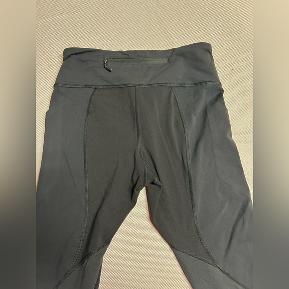 Lululemon Pace Rival Crop Leggings Size 6 Black Athletic Leggings - Picture 5 of 9